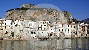Cefalu town in Sicily