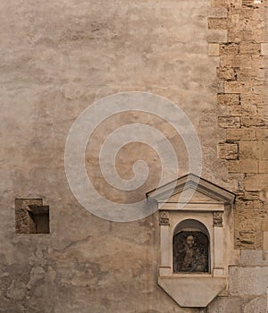 CefalÃ¹  Sicilian tourist destination. Medieval Sicily. Duomo and views of the streets. Votive shrines  Saints and Madonnas.