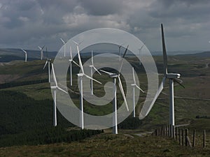 Cefn Croes Windfarm from Pen y garn
