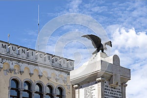 Ceggia, San Dona di Piave, Venice - municipality of Ceggia. Italian city Hall. City hall in Ceggia near Venice in Italy - Immagine photo