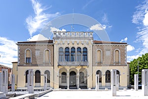 Ceggia, San Dona di Piave, Venice - municipality of Ceggia. Italian city Hall. City hall in Ceggia near Venice in Italy - Immagine photo