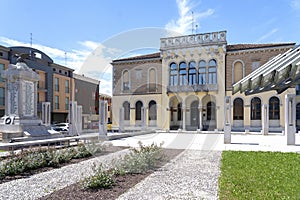 Ceggia, San Dona di Piave, Venice - municipality of Ceggia. Italian city Hall. City hall in Ceggia near Venice in Italy - Immagine photo