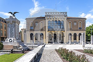 Ceggia, San Dona di Piave, Venice - municipality of Ceggia. Italian city Hall. City hall in Ceggia near Venice in Italy - Immagine photo