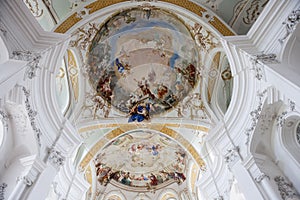 Ceiling Abbey Church Neresheim