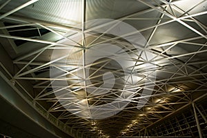 The ceiling of airport