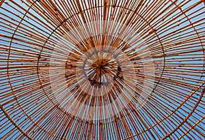Ceiling bamboo decoration