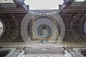 Ceiling of the Basilica di Santa Croce in Florence