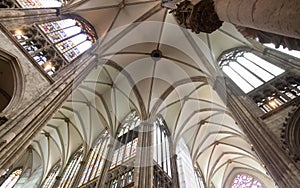 Ceiling of Cathedral in Cologne, Germany