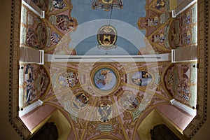 Ceiling of a Cathedral in Ljubljana