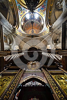 Ceiling of the church of the holy sepulcher