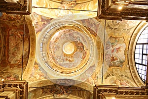 The ceiling in church of San Luca - Genova