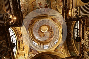 The ceiling in church of San Luca - Genova