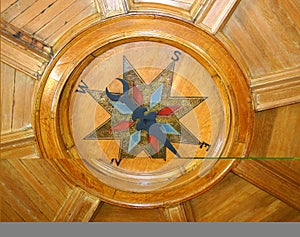 Ceiling compass