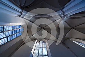 Ceiling coving in the Gothic style