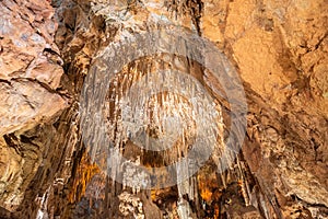 Ceiling of Damlatas cave in Alanya, Turkey