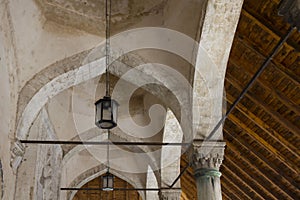 Ceiling detail of Karadjoz-bey mosque in Mostar