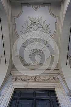 Ceiling in the entrance of San Pietro in Vincoli photo