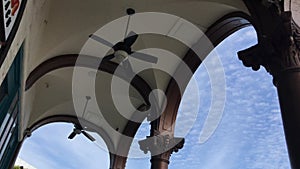 Ceiling Fan Slowly Rotating 4k 30 fps