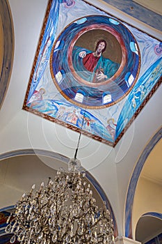 Ceiling FreInside a Greek Orthodox Church in Central Maputo, Mozambique. photo