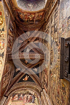 Ceiling Cappella dei Signori, Siena, Tuscany, Toscana, Italy, Italia photo