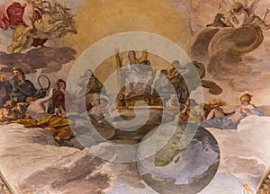 Ceiling fresco in Palazzo Barberini, Rome, Italy