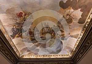 Ceiling fresco in Palazzo Barberini, Rome, Italy