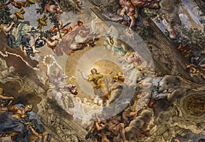 Ceiling fresco in Palazzo Barberini, Rome, Italy