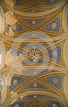 Ceiling of Great Synagogue in Plzen