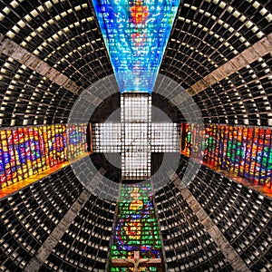 Ceiling inside the metropolitan cathedral