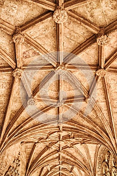 Ceiling In The Jeronimos Monastery