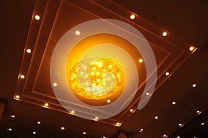 The ceiling lamps