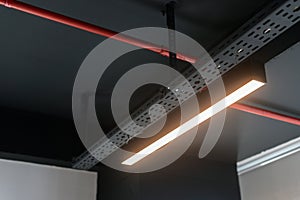 Ceiling Light and Cable Tray