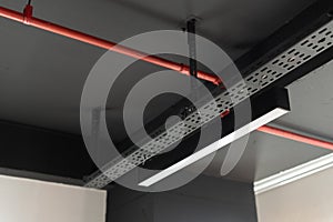 Ceiling Light and Cable Tray