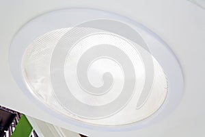 Ceiling light closeup
