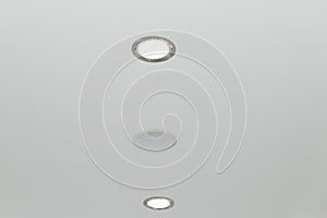 Ceiling light closeup.