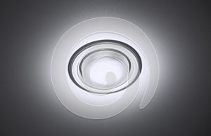 Ceiling light closeup