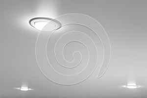Ceiling light closeup