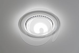 Ceiling light closeup