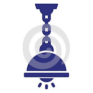 Ceiling light Isolated Vector Icon fully editable