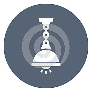 Ceiling light Isolated Vector Icon fully editable