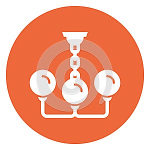Ceiling light Isolated Vector Icon fully editable