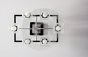 Ceiling light fixture isolated on white background