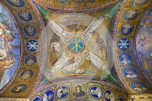 Ceiling Mosaic of Archbishop Chapel in Ravenna