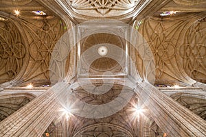 Ceiling ot the Cathedral of Segovia