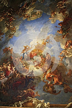 Ceiling painting in Hercules room 