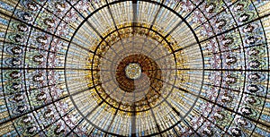 Ceiling at Palau de la musica photo