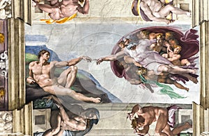 Ceiling in the Sistine Chapel