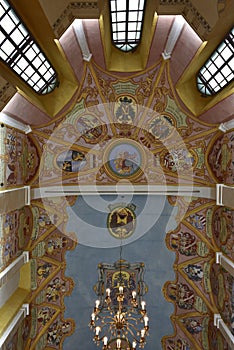 Ceiling of St. George's Chapel, Ljubliana Castle, Slovenia