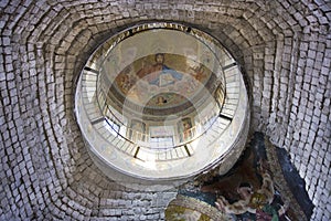 Ceiling of the St. Nicholas Church in Condrita photo