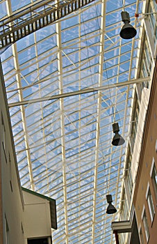 The ceiling in Sunderby hospital